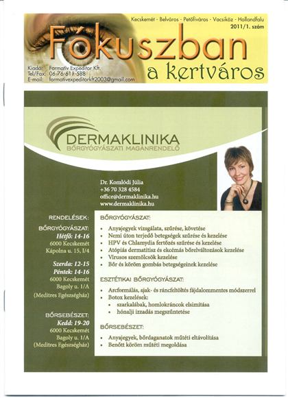 Prospektus – nyomdai referencia