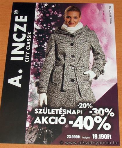 Szórólap – nyomdai referencia